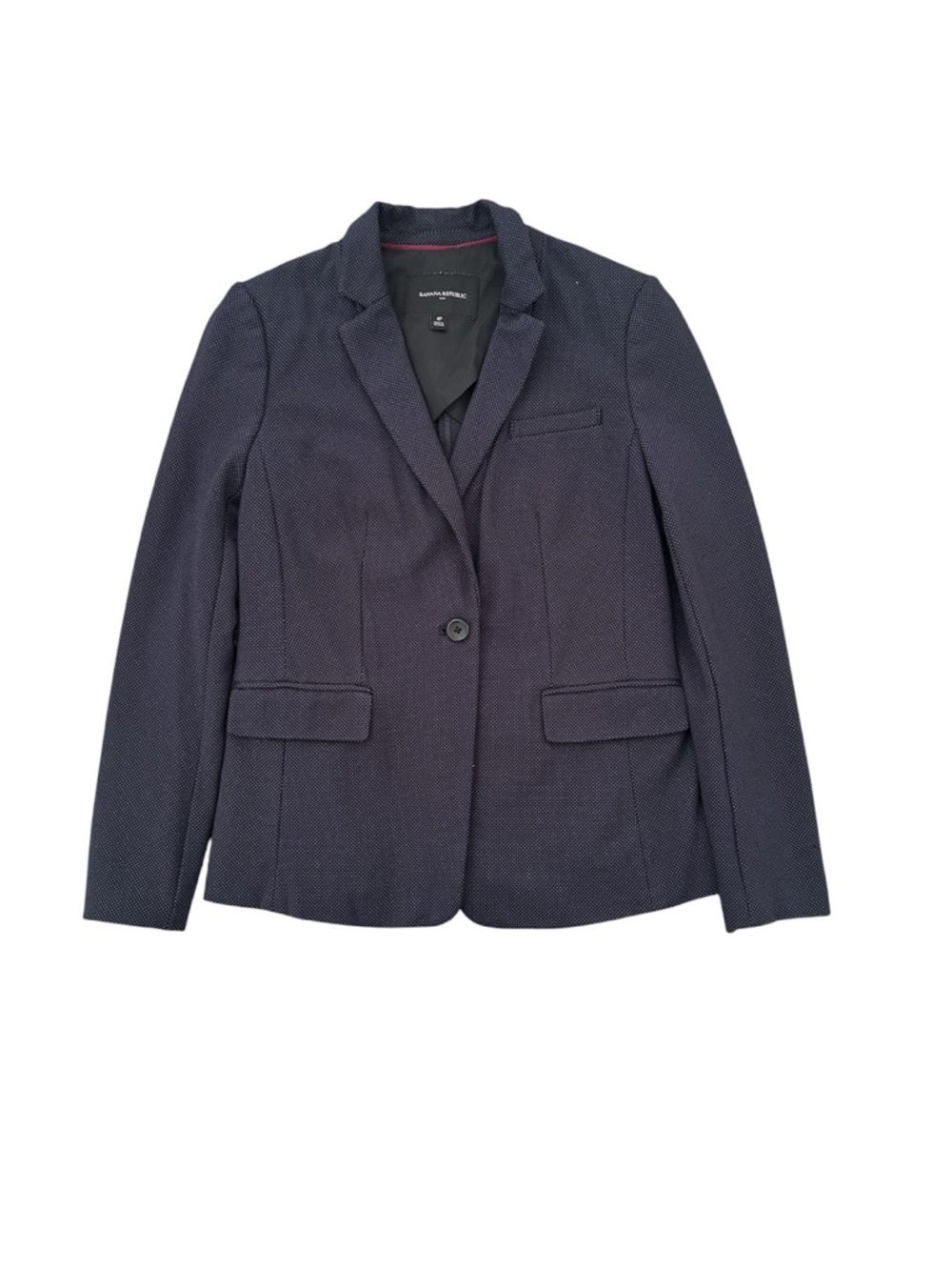 Banana Republic Navy Micro Dot Blazer Women’s 4P